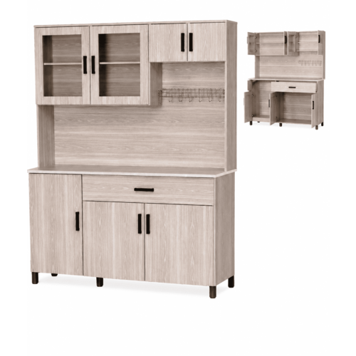 KC-5730-WW 5FT KITCHEN CABINET WITH MELAMINE TOP-WHITE WASH KC-5730-WW 5FT KITCHEN CABINET WITH MELAMINE TOP-WHITE WASH